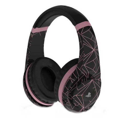 4Gamers PS4 Rose Gold Edition Stereo Gaming Headset - Abstract Black ( 035823 ) - Img 1