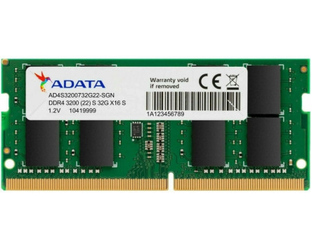 A-Data SODIMM DDR4 32GB 3200Mhz AD4S320032G22-SGN memorija