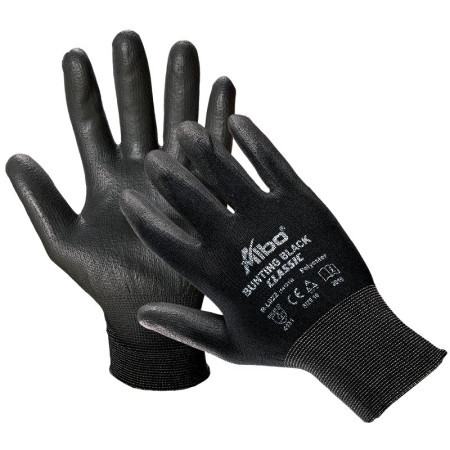 Albo Bunting classic black bl zaštitne rukavice, pu, crne veličina 11 ( 1010410257701110 )