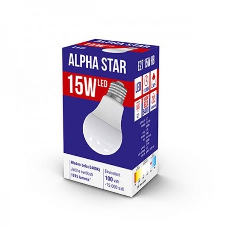 AlphaStar E27 15W 1251LM 6.400K 15.000H sijalica ( E2715ASC/Z ) -1