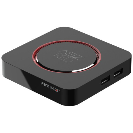 Amiko prijemnik IPTV, android OS, 2/8GB, 4K, WiFi - A9Z red