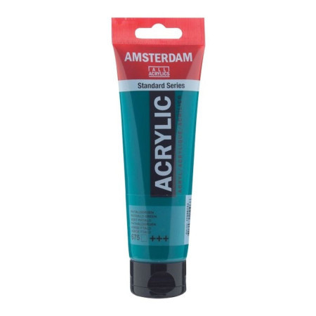 Amsterdam, akrilna boja, phthalo green, 675, 120ml ( 680675 ) - Img 1