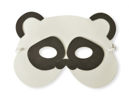 Animal masky, maska od eva pene, panda, 13.3 x 18.3cm ( 137974 ) - Img 1