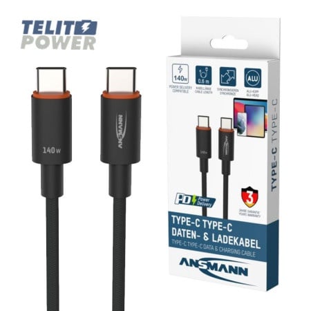 Ansmann USB tip C na USB tip C kabl dužine 60cm ( 4458 )