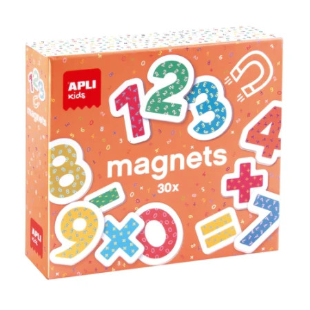 Apli magneti - drveni brojevi ( 18885 )