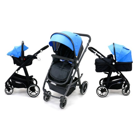 Asalvo kolica convertible two+, blue ( 16638 )