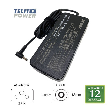 Asus 19.5V-9.23A ( 6.0 * 3.7 ) ADP-180MB F 180W laptop adapter ( 3734 )