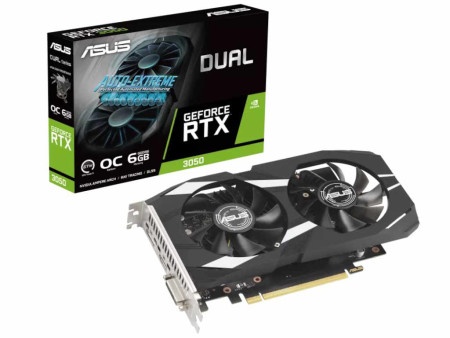 Asus dual-rtx3050-o6g nvd/6gb/gddr6/96bit/crna grafička karta  ( DUAL-RTX3050-O6G ) -1