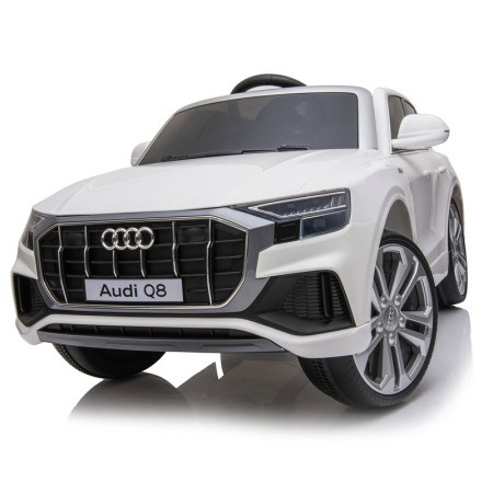 Audi Q8 Beli dečiji automobil na akumulator sa premium opremom ( 10599 )