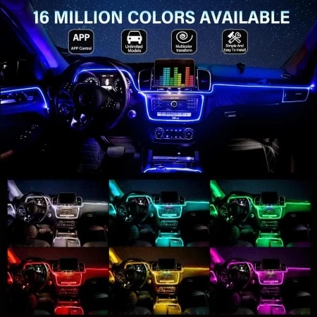 Auxito led ambijentalno osvetljenje za enterijer automobila - 5-lgx-app-1t5 ( AUX024 )