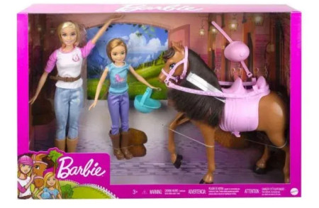 Barbie i Stacy sa konjem ( 954555 )