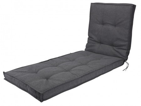 Baštenski jastuk za ležaljku rebsenger tamno siva ( 6400013 )