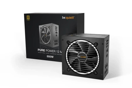 Be Quiet pure power 12M 550W gold BN341 ATX3.0 modularno napajanje