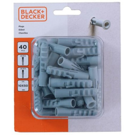 Black+Decker tiplovi 40kom 10x50mm ( 38166 )