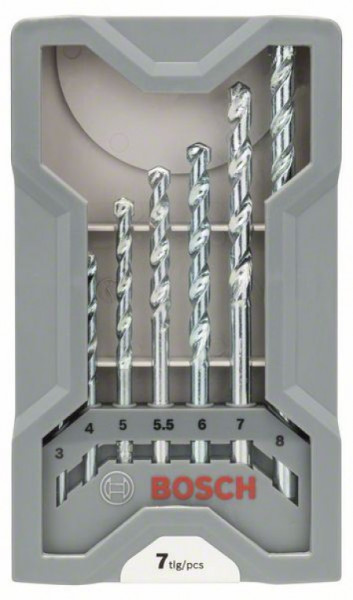 Bosch 7-delni set burgija za kamen CYL-1 3 4 5 5.5 6 7 8 mm ( 2607017035 ) - Img 1