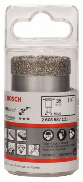 Bosch dijamantska burgija za suvo bušenje dry speed best for ceramic 35 x 35 mm ( 2608587121 ) - Img 1