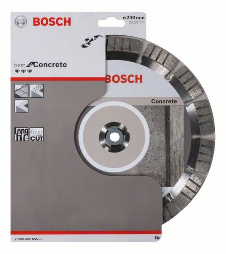 Bosch dijamantska rezna ploča best for concrete 230 x 22,23 x 2,4 x 15 mm ( 2608602655 )