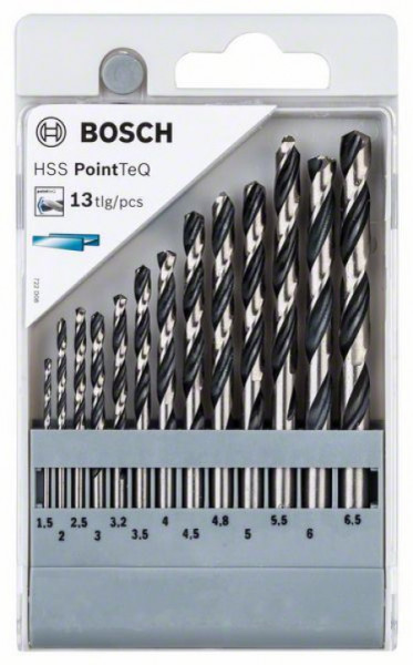 Bosch HSS spiralna burgija PointTeQ 13-delni set ( 2608577349 ) - Img 1