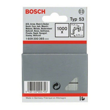 Bosch spajalica od tanke žice tip 53 11,4 x 0,74 x 8 mm ( 1609200365 )