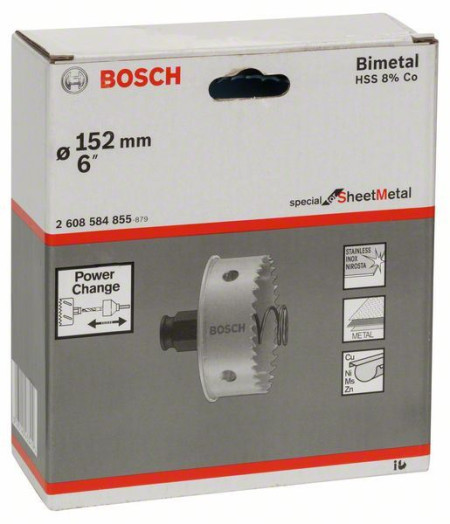 Bosch testera za bušenje provrta sheet metal 152 mm, 6&quot; ( 2608584855 ) - Img 1