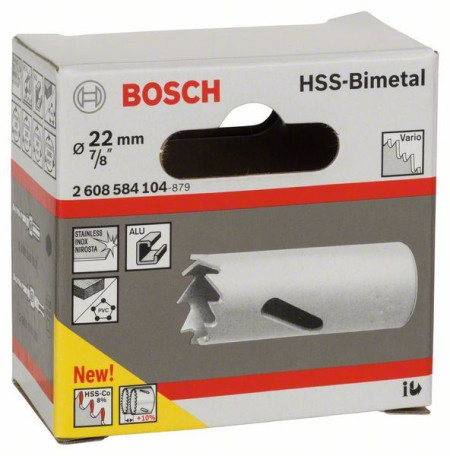 Bosch za otvore HSS-bimetal za standardne adaptere 22 mm, 7/8&quot; ( 2608584104 ) - Img 1