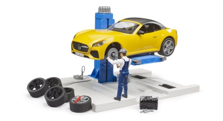 Bruder set sa figurama, auto servis ( 621124 )