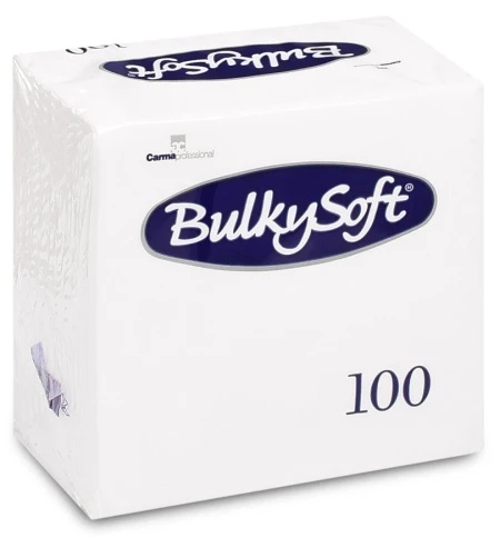 BulkySoft salveta bela 38x38cm 100/1 2sl (20 pak) ( 155-C32120E10 )