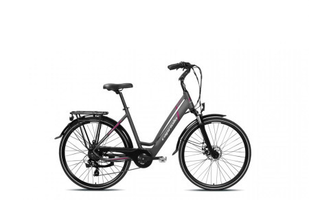Capriolo e-city lady 28&quot; sivo-pink e-bike ( 924815 ) - Img 1