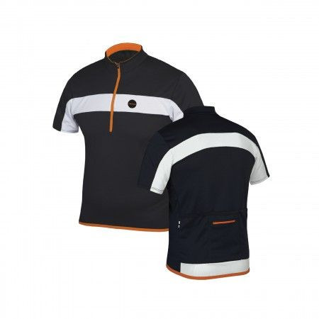 Capriolo odeća biciklistička majica black/orange vel m ( 282810-BM ) - Img 1