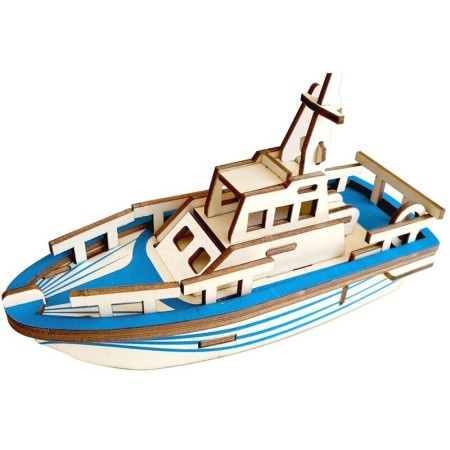 Čarolijashop 3d drvena slagalica - Mali brod ( 309)