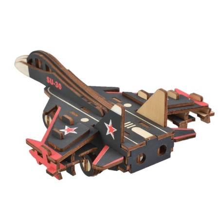 Čarolijashop 3d drvena slagalica - Suhoj SU-30 ( 408)