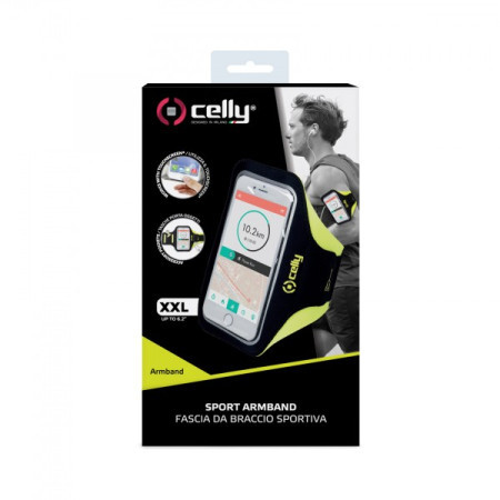 Celly sportska futrola za mobilni telefon u žutoj boji ( ARMBANDXXLYL ) - Img 1