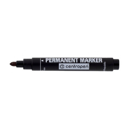 Centropen permanent marker 8566 2mm obli vrh crni ( 2533 )