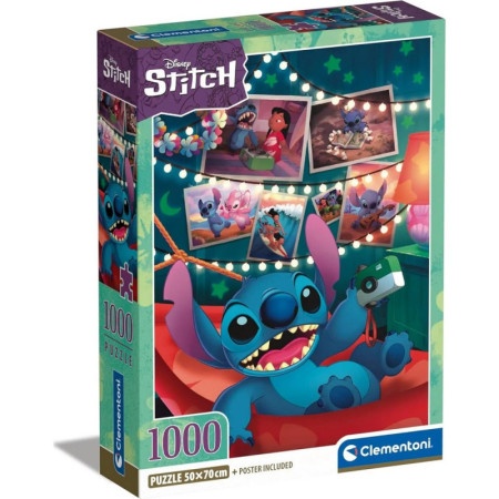 Clementoni puzzle 1000 disney stitch ( CL39793 )