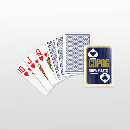 Copag Jumbo Face Poker Karte 100% plastične - Plave ( 104001345 )