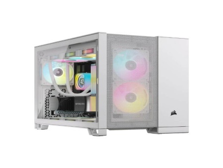 Corsair 2500D Airflow Mid-Tower/ATX/kaljeno staklo/bez napajanja/bela Kućište ( CC-9011264-WW )