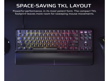 Corsair 570 PRO TKL žicna/mehanicka/CH-911911G-NA/RGB LED/gaming/crna Tastatura ( CH-911911G-NA )