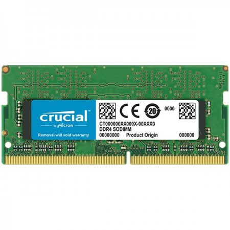 Crucial DRAM 4GB DDR4 2666 MTs (PC4-21300) CL19 SR x8 SODIMM 260pin , EAN: 649528787286 ( CT4G4SFS8266 )