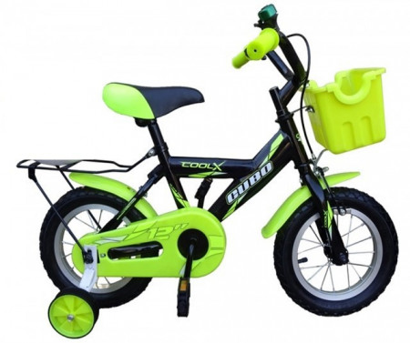 Cubo Cool X 12&quot; Bicikl za decu crno-zelena( BCK0324 ) - Img 1