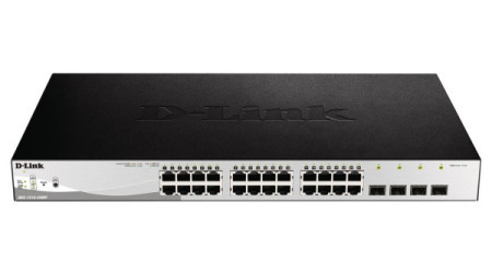 D-Link LAN Switch DGS-1210-28MP/E 10/100/1000 24PoEport/4SFP Smart