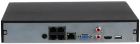 Dahua nvr4104hs-p-4ks3 4-kanalni nvr sa 4-portnim poe switch-em lite serija do 12mp 160mbps