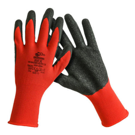 Dankers Rex bl zaštitne rukavice, crveno-crna veličina 11 ( 1010428614270110 )