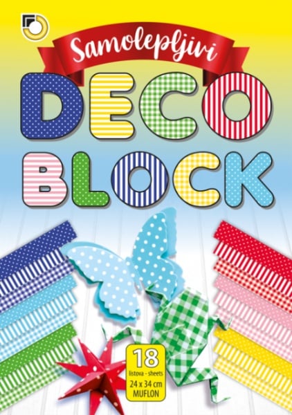 Deco block b4/18 l samolepljivi, 6x3 71821 ( 71821 )