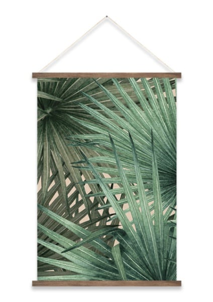 Dekordom slika kakamono 60x90 - kakr30714 - green palm ( 022843 )-1