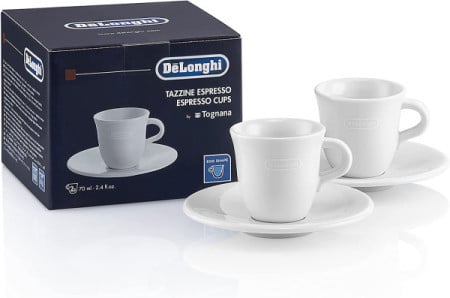 DeLonghi 2 porcelanske šolje za espresso ( 5513283721 )