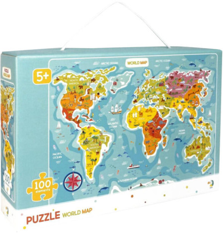 Dodo puzzle mapa sveta ( A066233 ) - Img 1