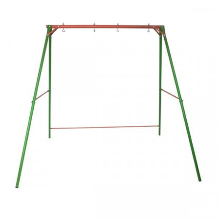 Double Fun - veliki metalni ram - konstrukcija zeleno narandžasta - Img 1