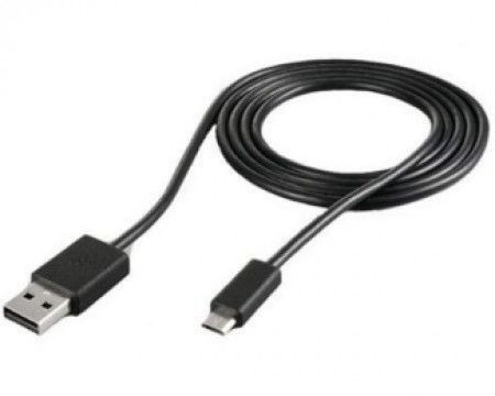 E-GREEN Kabl USB A - USB Micro-B MM 1m crni - Img 1