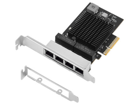 E-Green PCI-Express kontroler 4-port 2.5 gigabit ethernet (Realtek 8125B) - Img 1