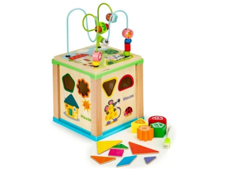 Eco Toys drvena edukativna kocka ( HM015470 )